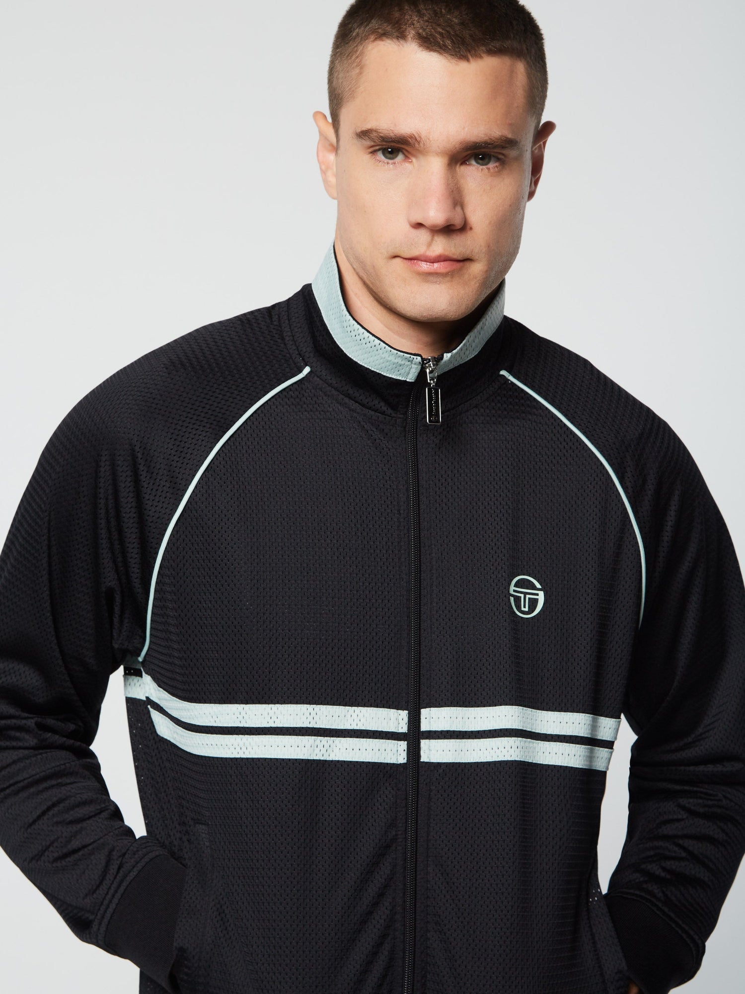 Men | Spazio Dallas Track Jacket | Black Beauty