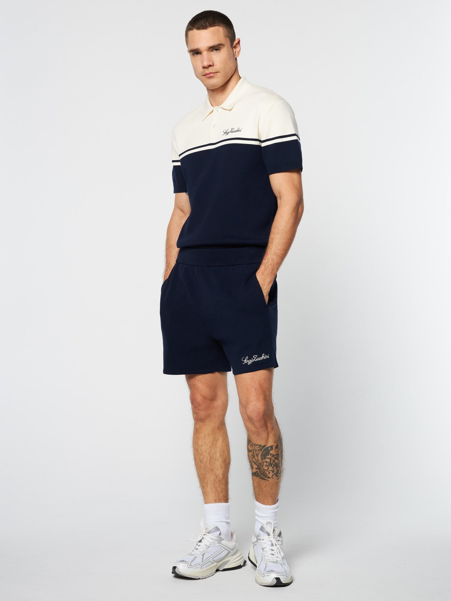 Men | Roselli Knit Short | Maritime Blue