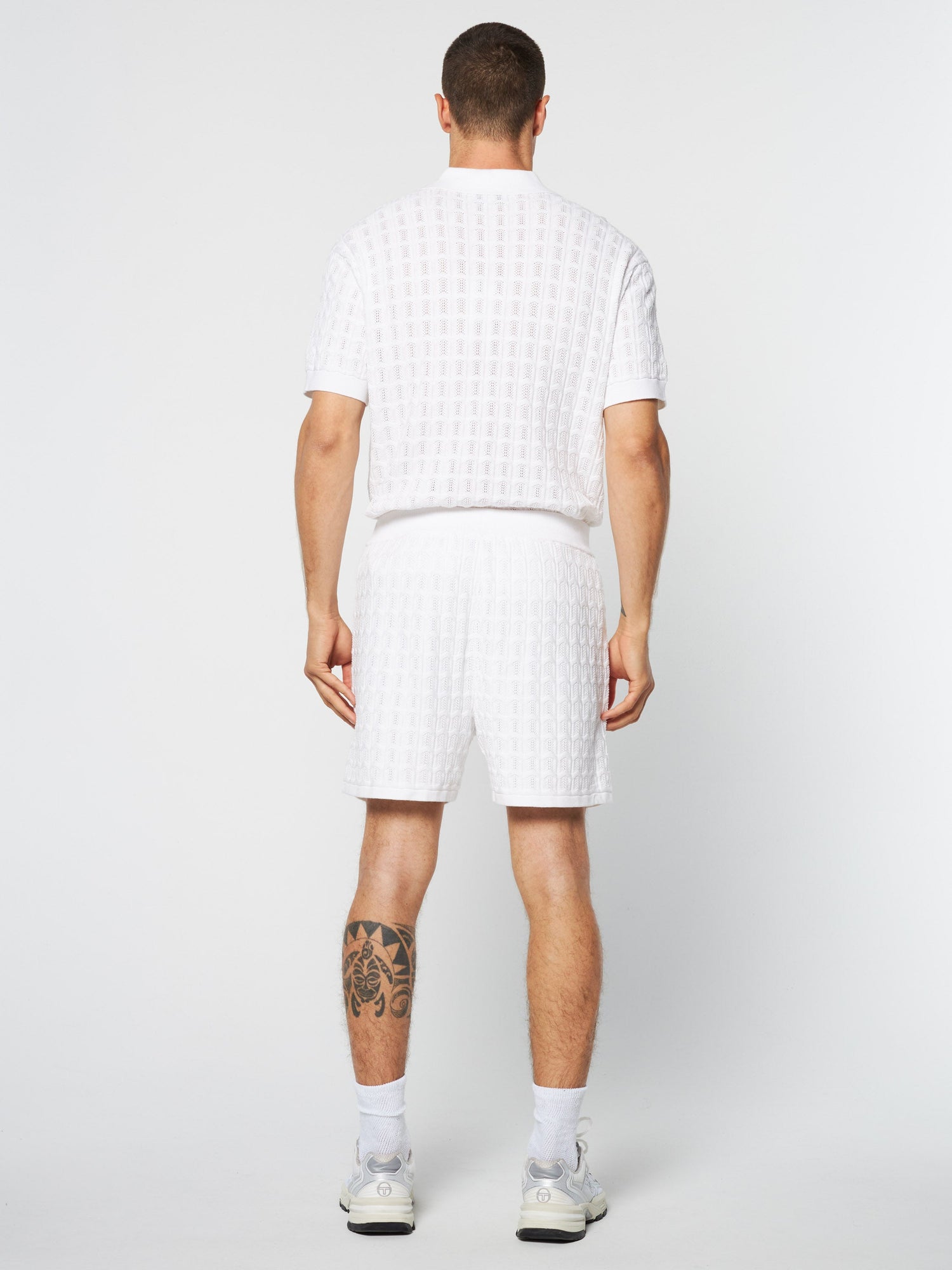 Men | Ulivo Crochet Short | Brilliant White