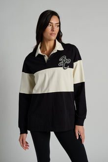 Soul by SoulCycle | Charlie Long Sleeve Rugby Polo | Default