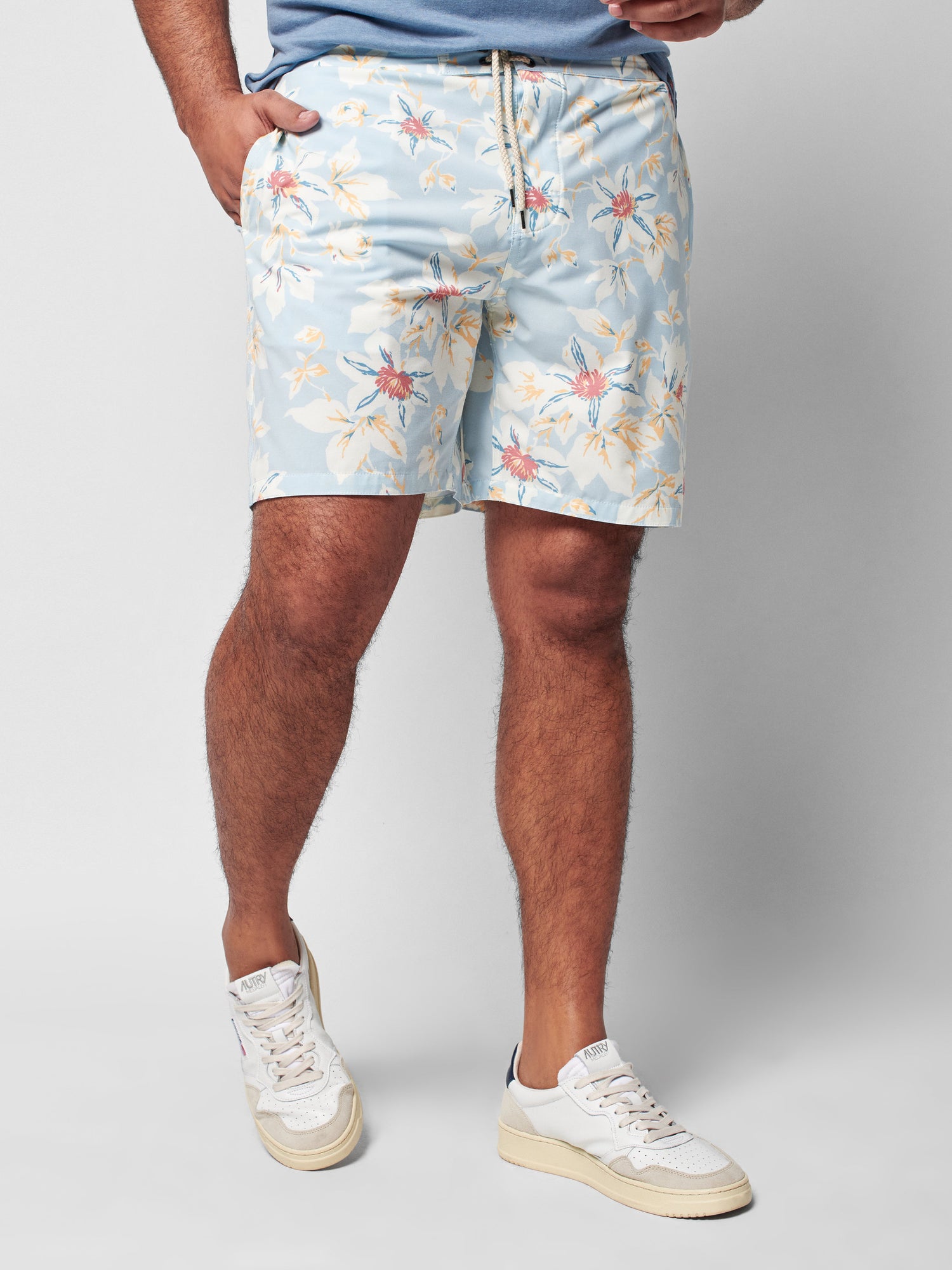 Mens | Classic Boardshort (7in) | Blue Sky Floral