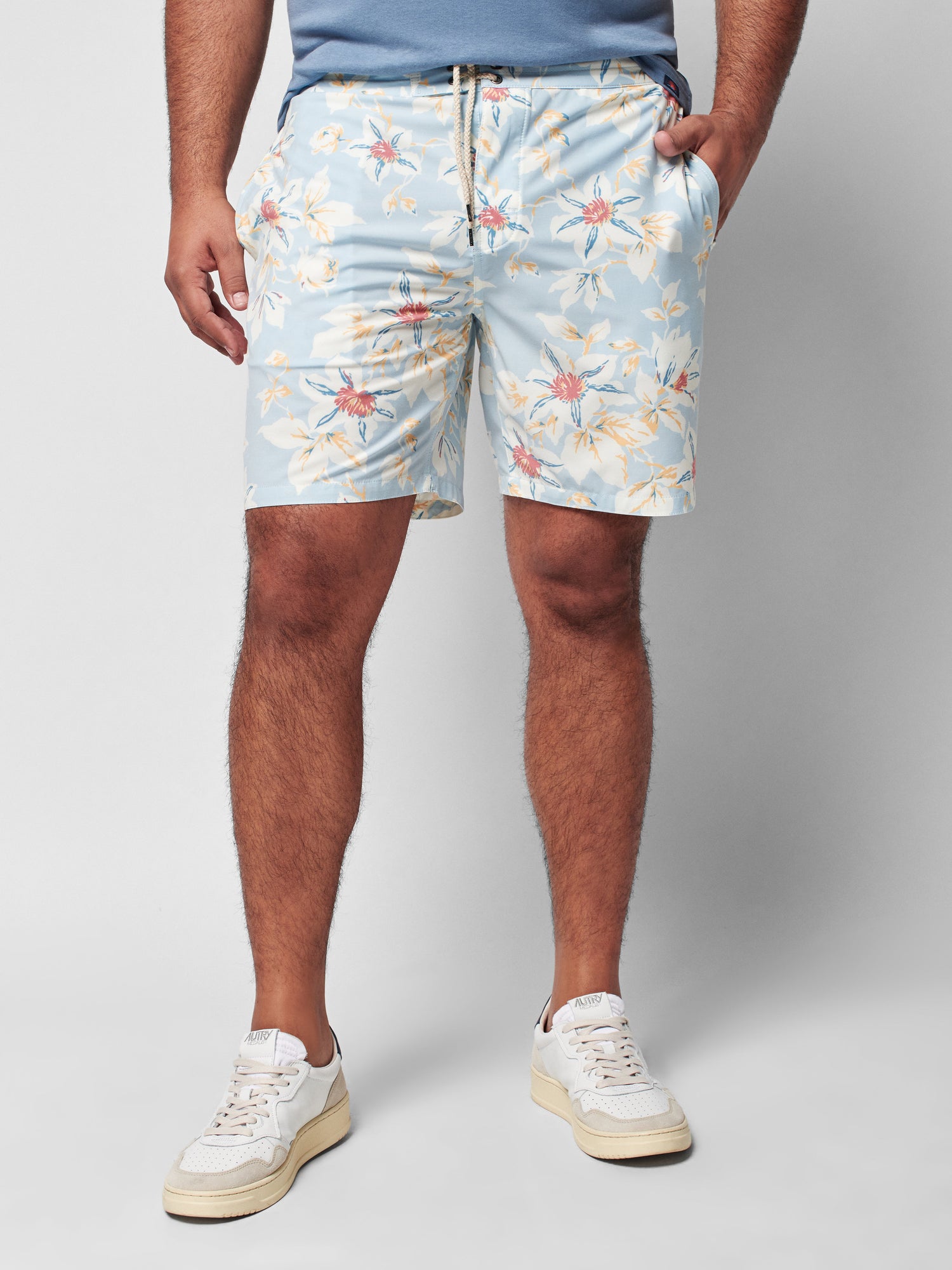 Mens | Classic Boardshort (7in) | Blue Sky Floral