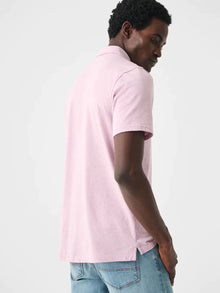 Movement Short Sleeve Polo - Lavender Melange