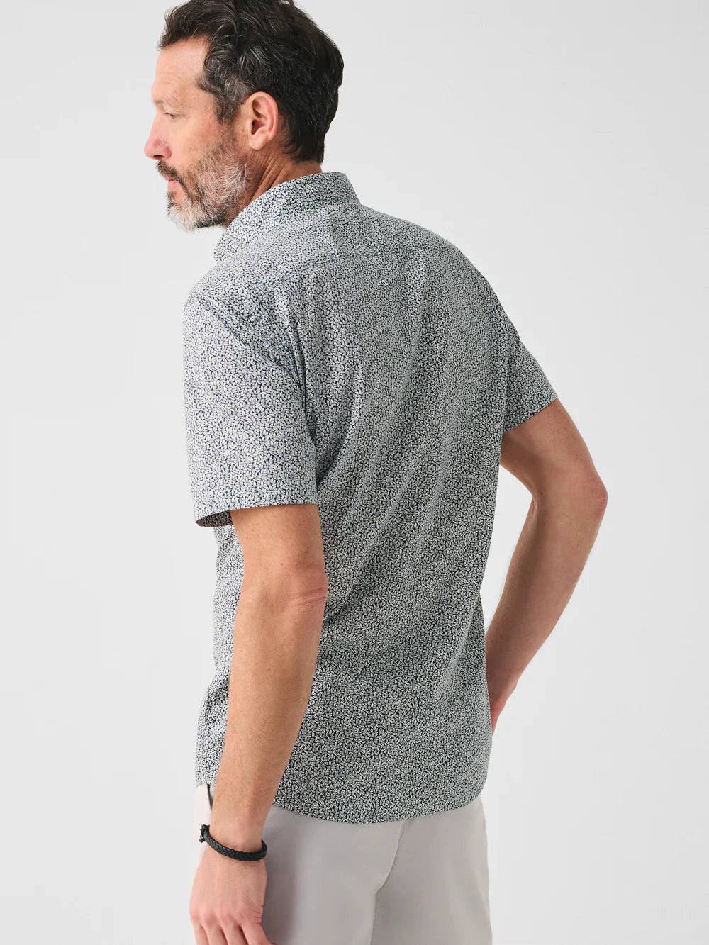 Mens | Movement Short Sleeve Shirt | Atlantic Leaf Print