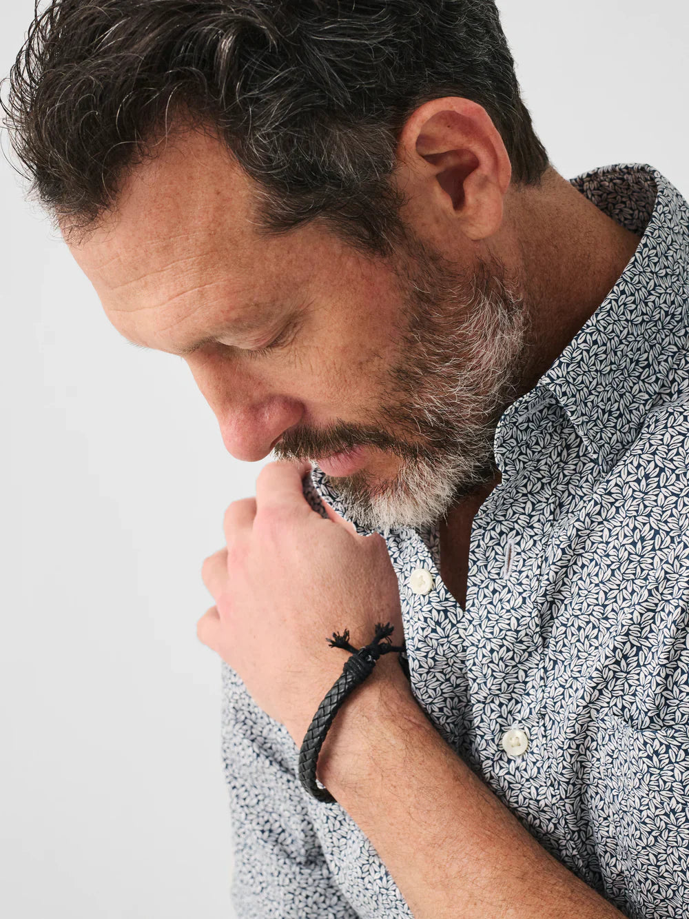 Mens | Movement Short Sleeve Shirt | Atlantic Leaf Print