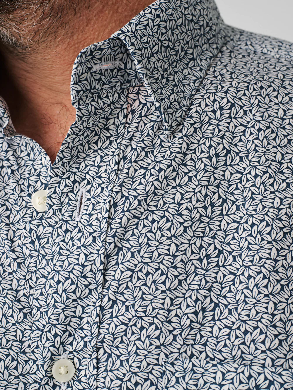Mens | Movement Short Sleeve Shirt | Atlantic Leaf Print