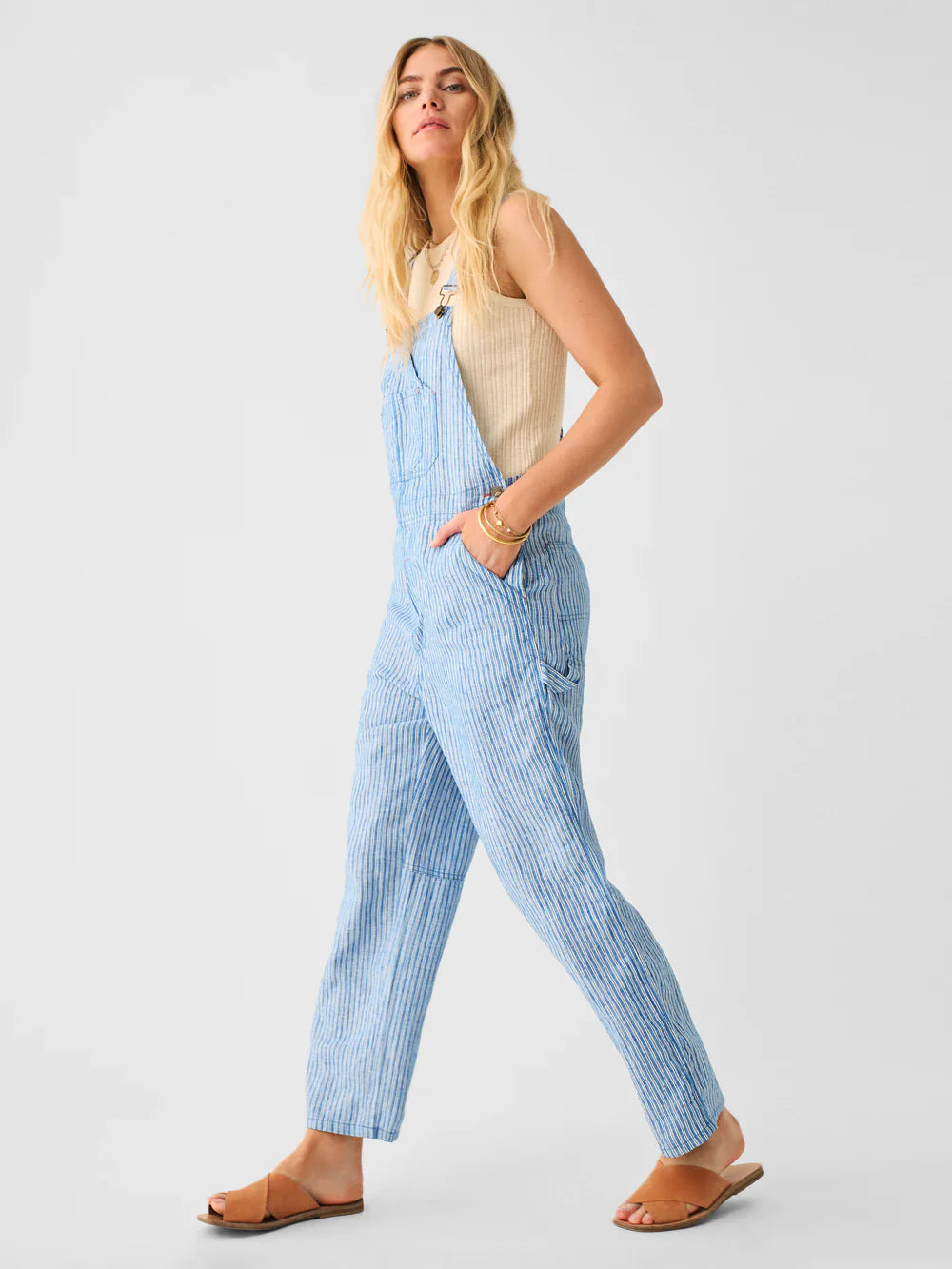Womens | Mechanic Overall | Railroad Stripe