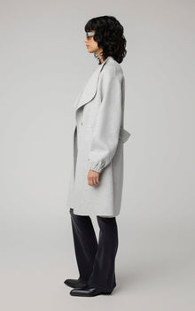 Suzie Relaxed-Fit Wool Coat | Stone