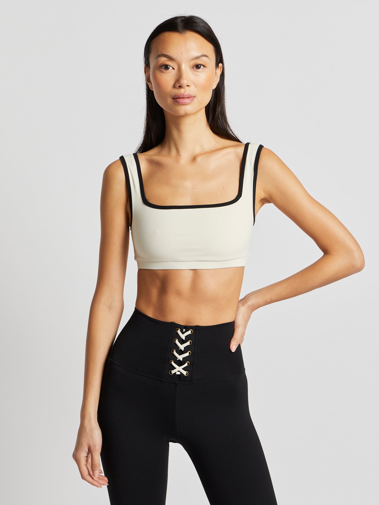 Women | Strut This | The Margot Bra | Ivory/Black/Black