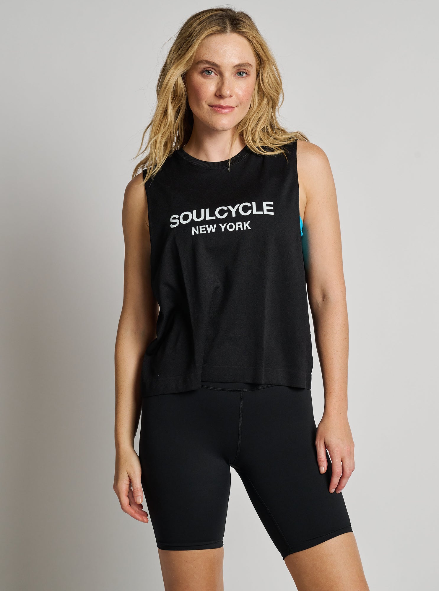 Women | Soul by SoulCycle | Seamless Tank - New York | Black