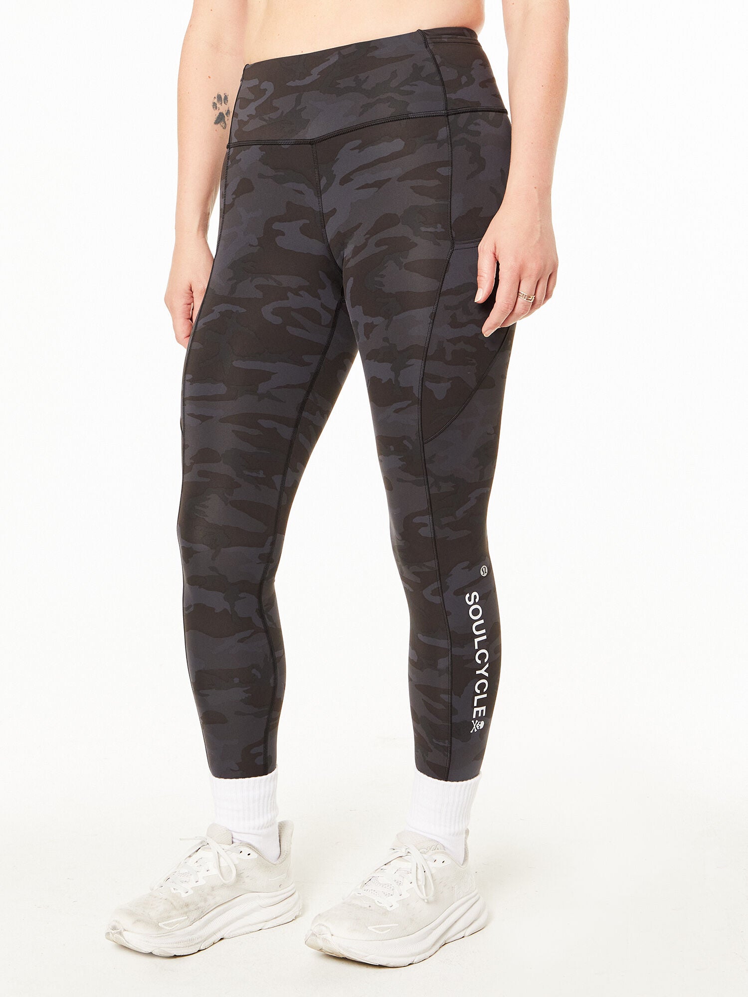 Lululemon | 25" Fast and Free High-Rise Tight | Incognito Camo Multi Grey