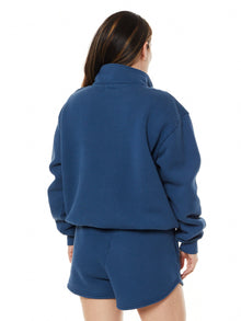 Katie 1/4 Zip Sweatshirt 'SOULCYCLE Miami' | Navy