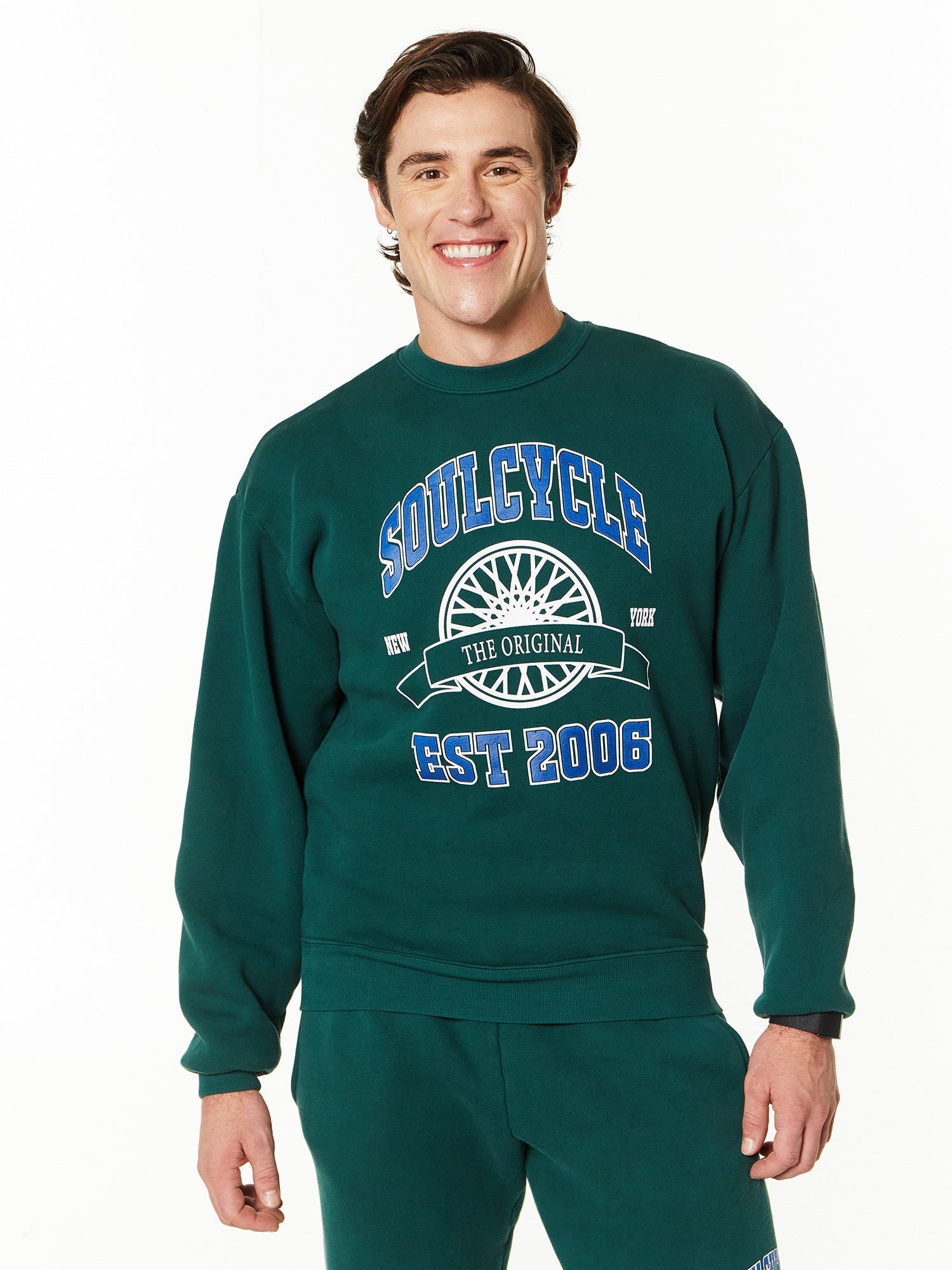 Unisex | Soul by SoulCycle | Sam Crew Neck | Green