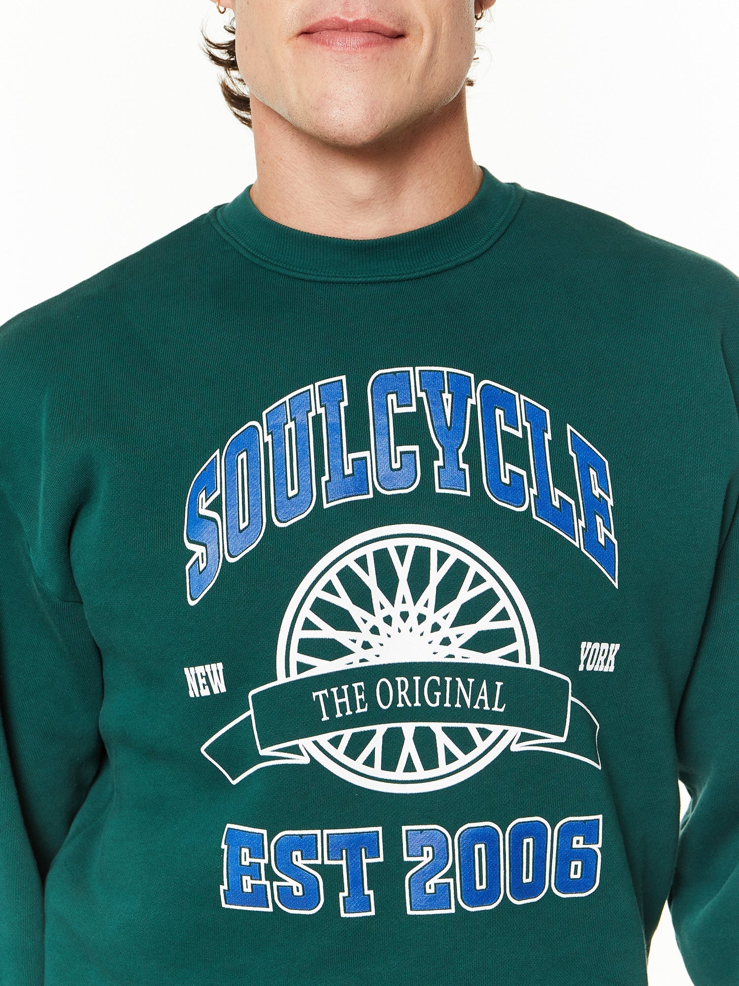 Unisex | Soul by SoulCycle | Sam Crew Neck | Green