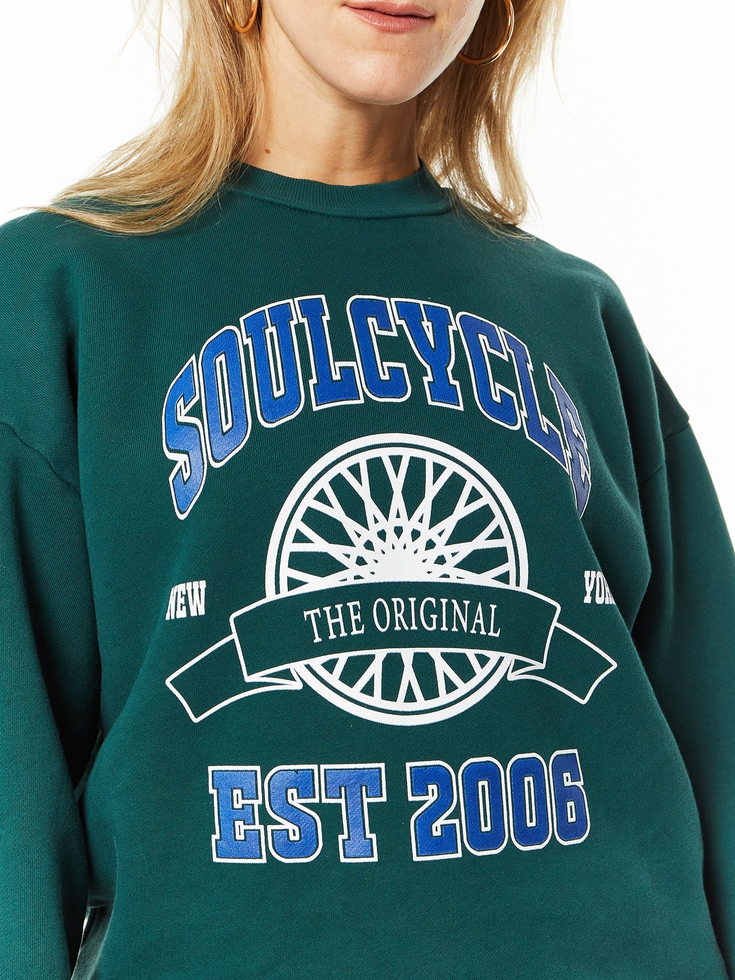 Unisex | Soul by SoulCycle | Sam Crew Neck | Green