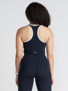 Women | SPLITS59 | Amber Airweight Bralette | Blue/White