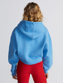 Women | Soul by SoulCycle | Marissa Blue Crop Zip | Blue