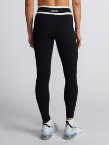 Splits59 | Mason High Waist Rigor | Creme/Black