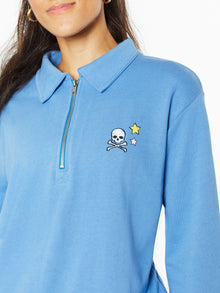 Women | Soul by SoulCycle | Drew 1/4 Zip Sweatshirt Blue | Blue