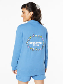 Women | Soul by SoulCycle | Drew 1/4 Zip Sweatshirt Blue | Blue
