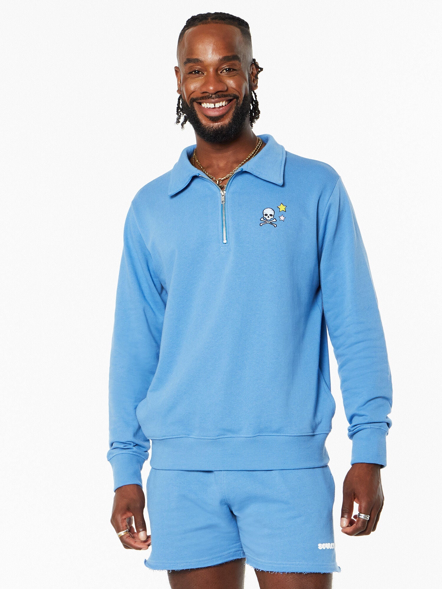 Women | Soul by SoulCycle | Drew 1/4 Zip Sweatshirt Blue | Blue