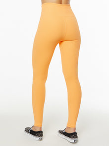 Women | Year of Ours | Ribbed Veronica Legging Papaya | Orange