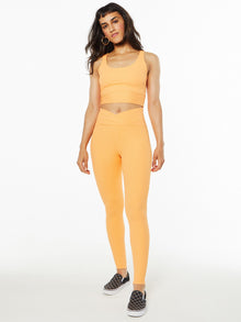 Women | Year of Ours | Ribbed Veronica Legging Papaya | Orange