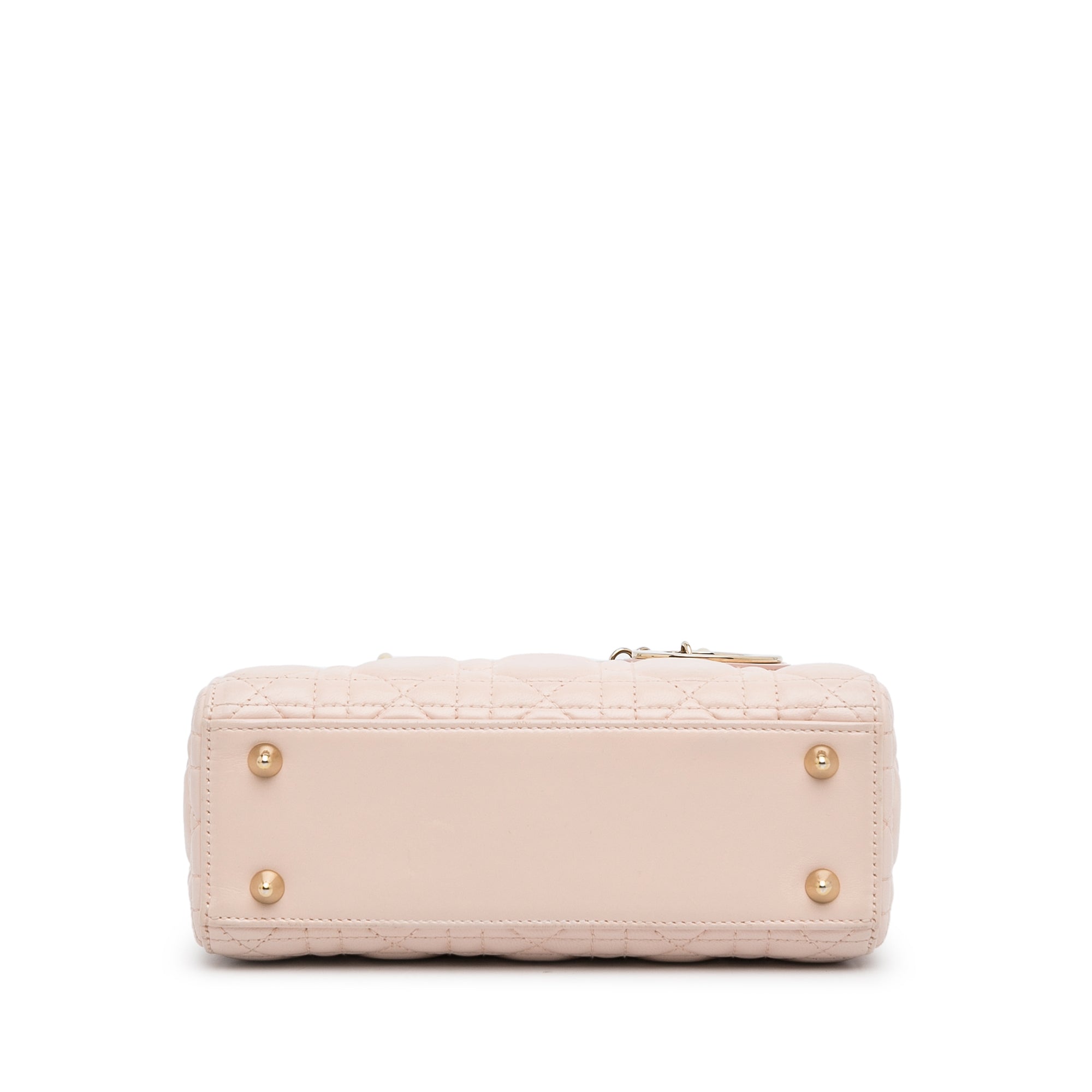 Dior Pre-Owned Small Lambskin Cannage My ABCDior Lady Dior | Women | Pink x Light Pink