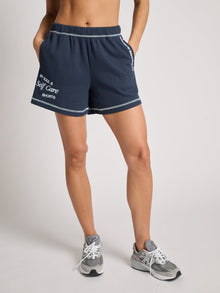 Women | The Mayfair Group | Soul Self Care Sweatshort | Blue