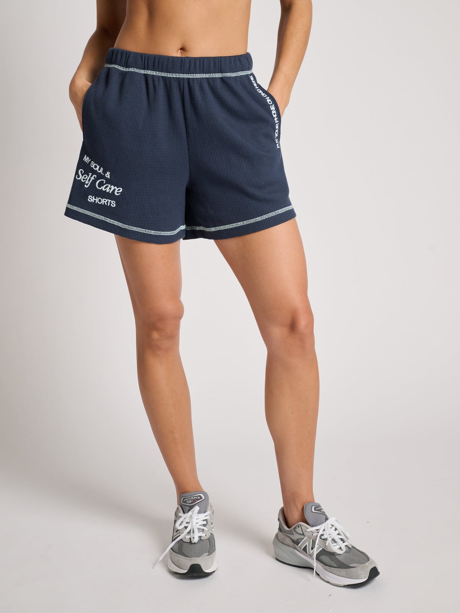 Women | The Mayfair Group | Soul Self Care Sweatshort | Blue