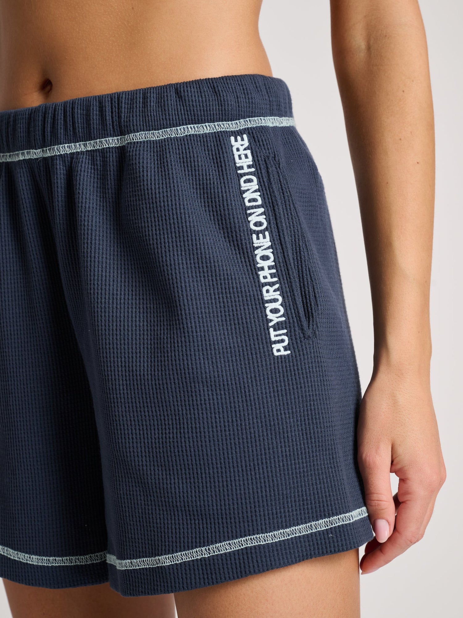 Women | The Mayfair Group | Soul Self Care Sweatshort | Blue