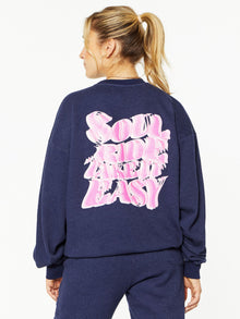 Sam Crew Sweatshirt | Blue