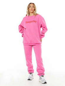 The Mayfair Group | Empathy Always Crewneck | Pink