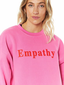 The Mayfair Group | Empathy Always Crewneck | Pink