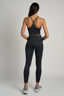 Rhone | Shimmer Longline Bra | Black