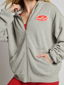 Women | Soul by SoulCycle | Rae Zip Up Hoodie | Heather Grey