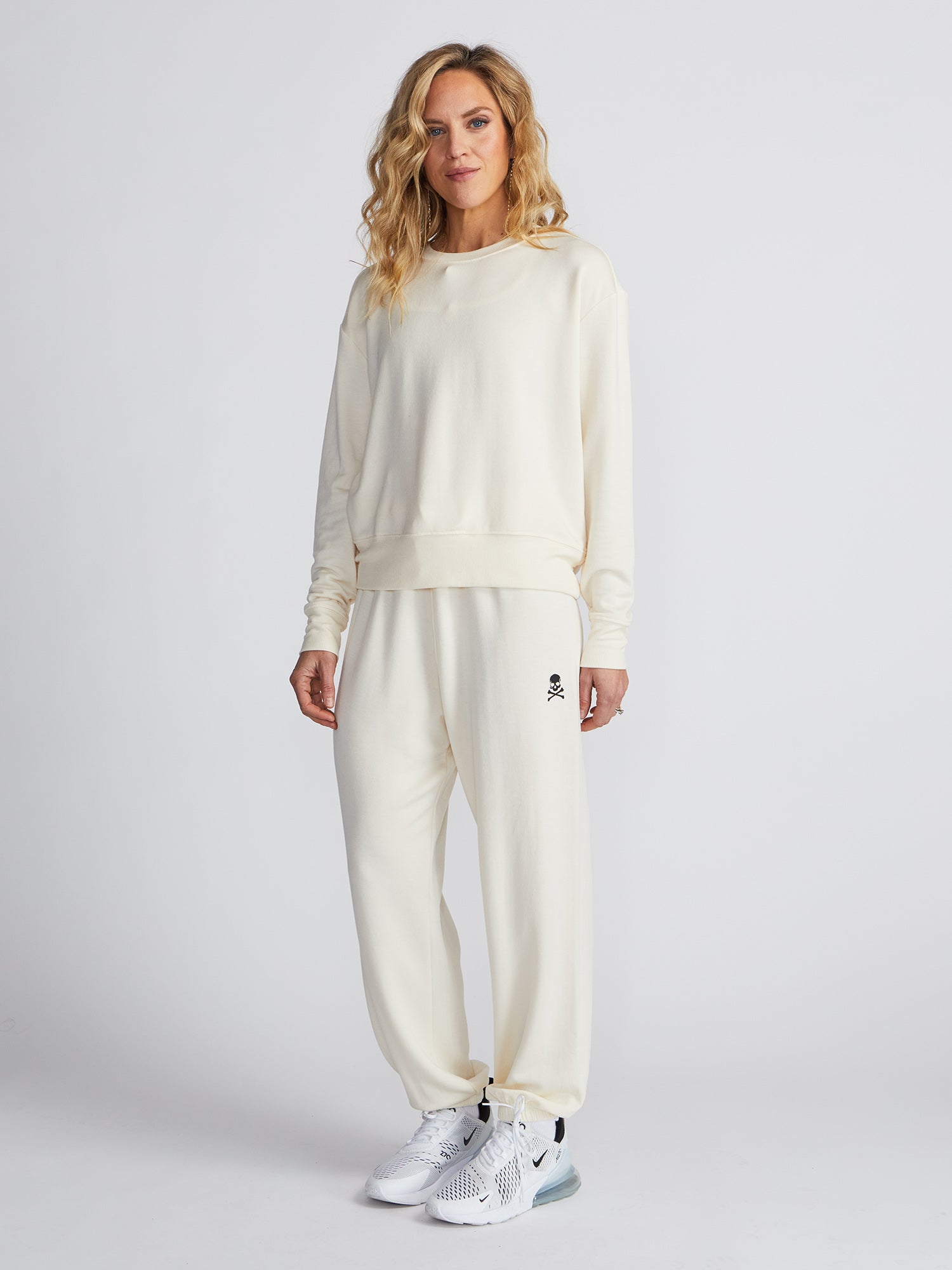 Women | SPLITS59 | Andie Oversized Sweatpant | Cream