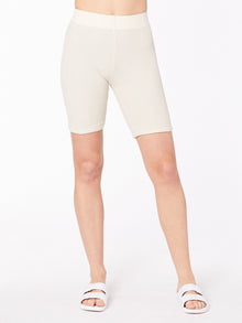 Women | Good American | Thermal Bike Short Bone | Bone