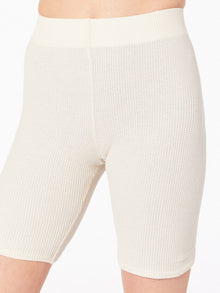 Women | Good American | Thermal Bike Short Bone | Bone