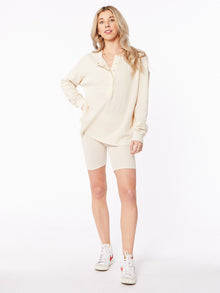 Women | Good American | Thermal Bike Short Bone | Bone