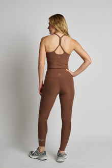 Women | Beyond Yoga | Spacedye Caught In The Midi High Waisted Legging | True Chocolate Heather