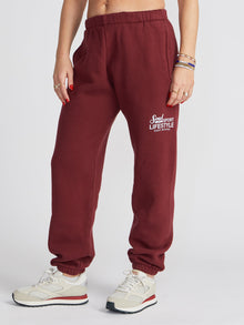 Women | Soul by SoulCycle | Soul Sport Sweatpant | Maroon
