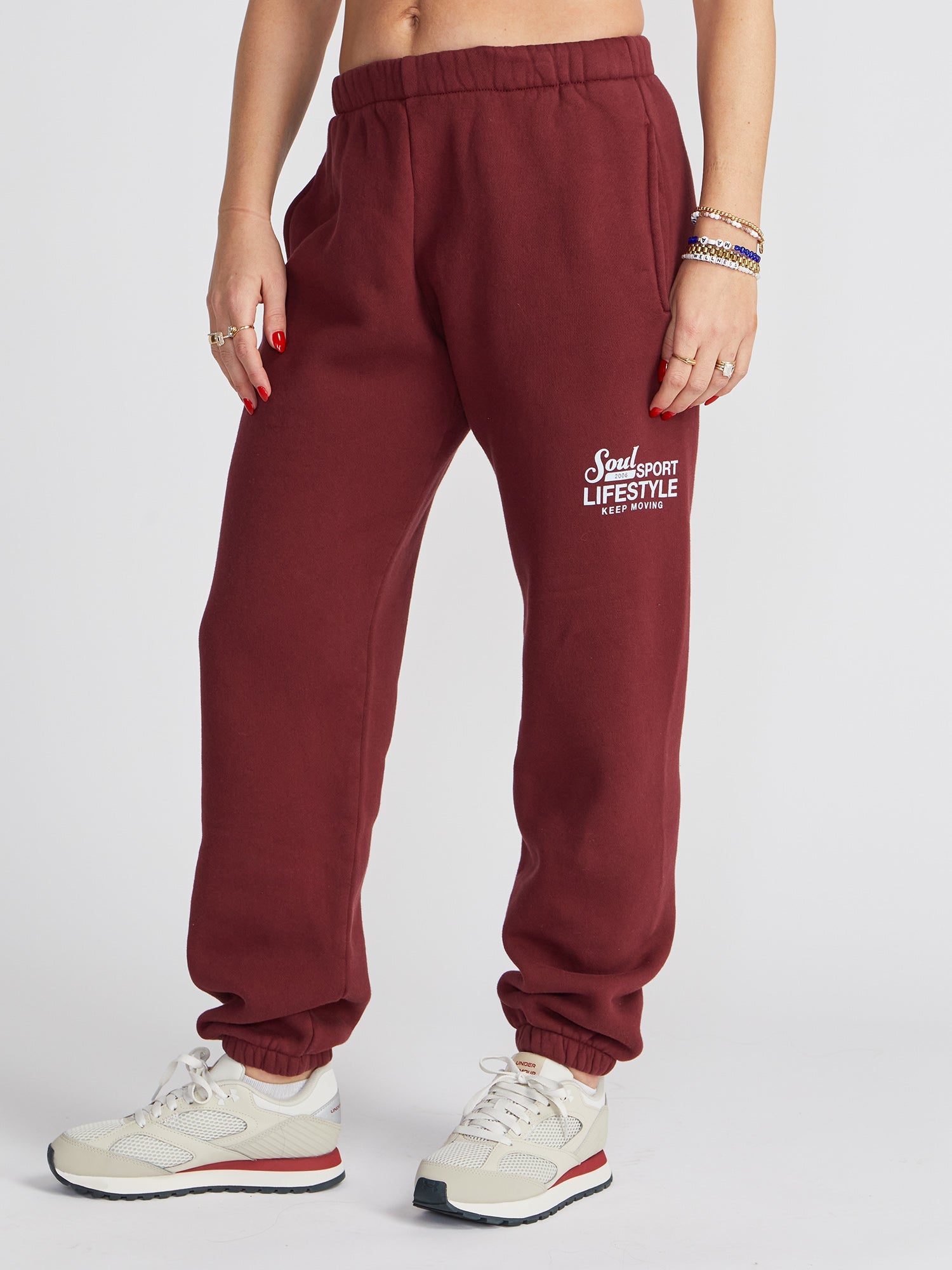 Women | Soul by SoulCycle | Soul Sport Sweatpant | Maroon
