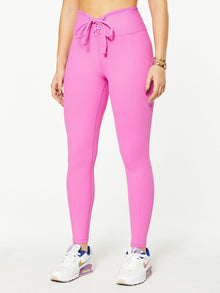 Women | Year of Ours | Ribbed Football Legging | Hot Pink