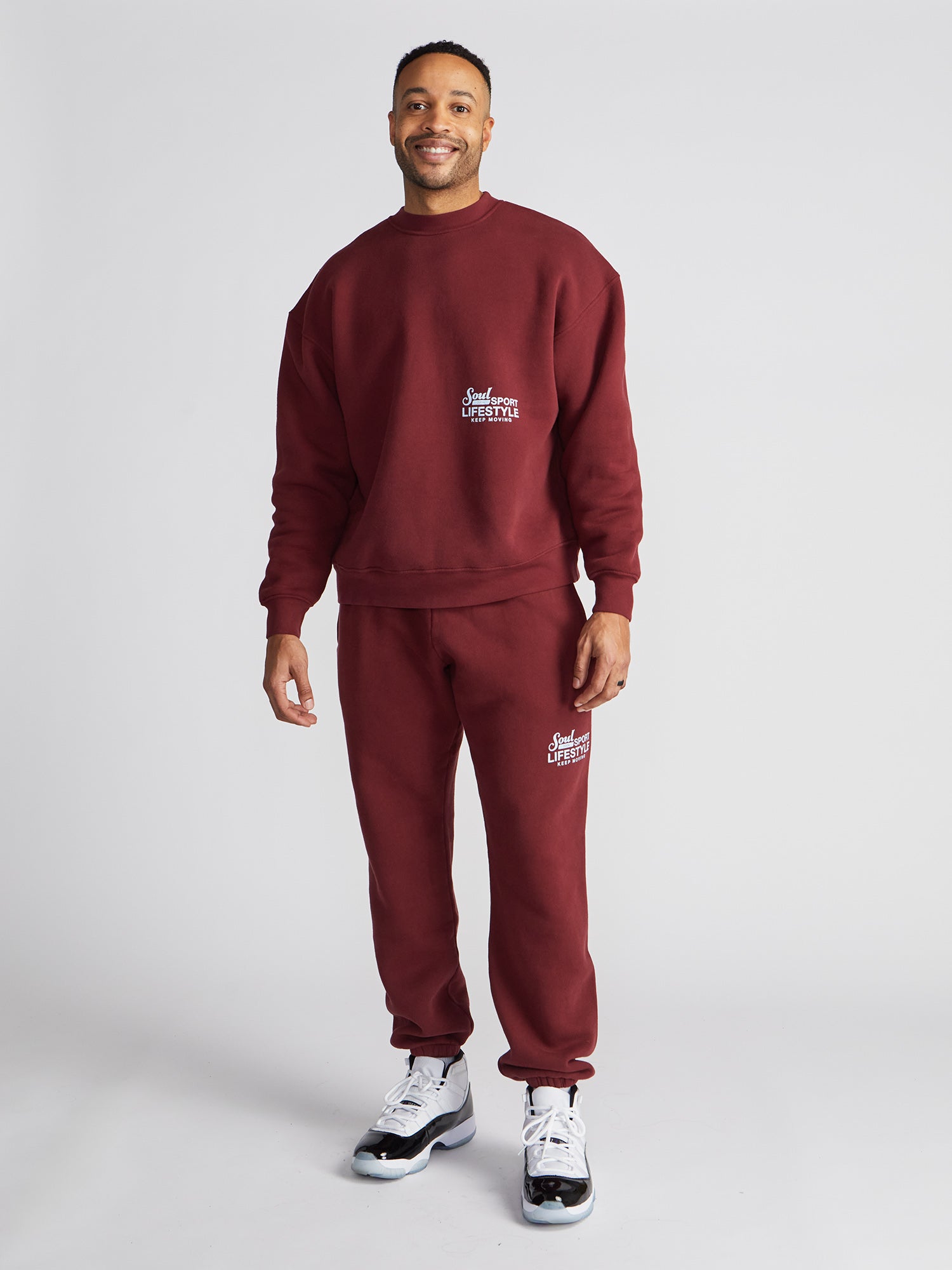 Soul by SoulCycle | Billie Soul Sport Sweatpant | Maroon