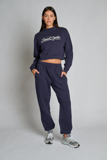 Soul by SoulCycle | Abbygale Mock Neck | Navy