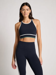 Women | SPLITS59 | Layla Airweight Bra | Indigo Blue