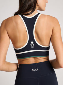 Women | SPLITS59 | Layla Airweight Bra | Indigo Blue