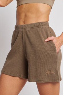 Women | Soul by SoulCycle | Casey Waffle Short | Brown