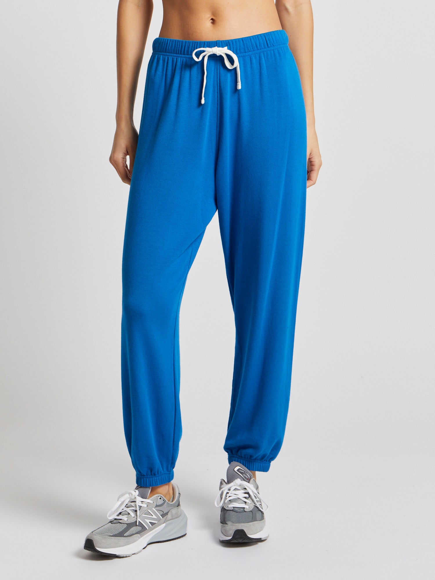 Women | SPLITS59 | Andie Oversized Fleece Sweatpant | Blue